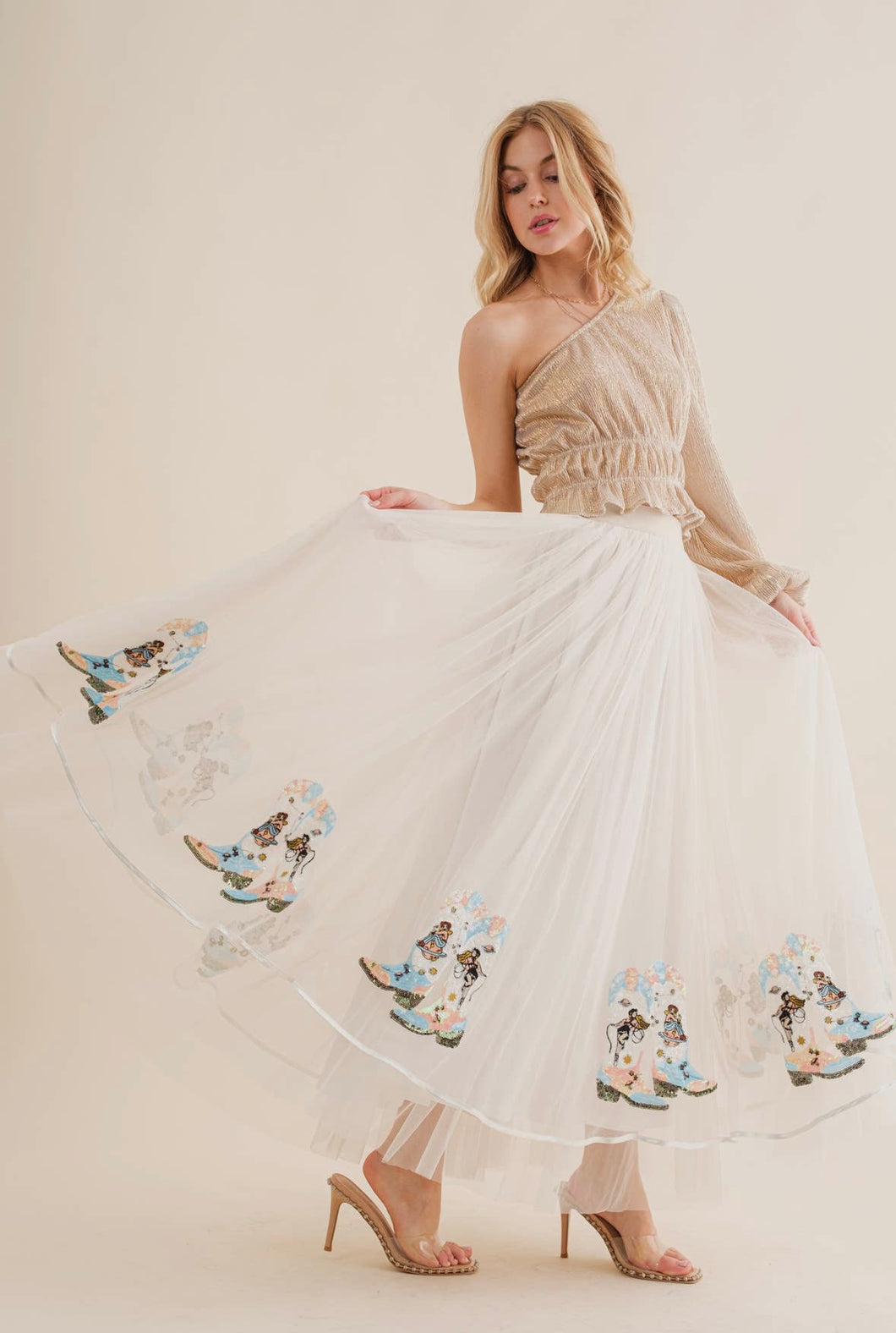 Classy Cowgirl Tulle Skirt