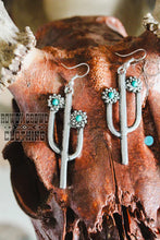 Load image into Gallery viewer, Carmine Cactus Earrings
