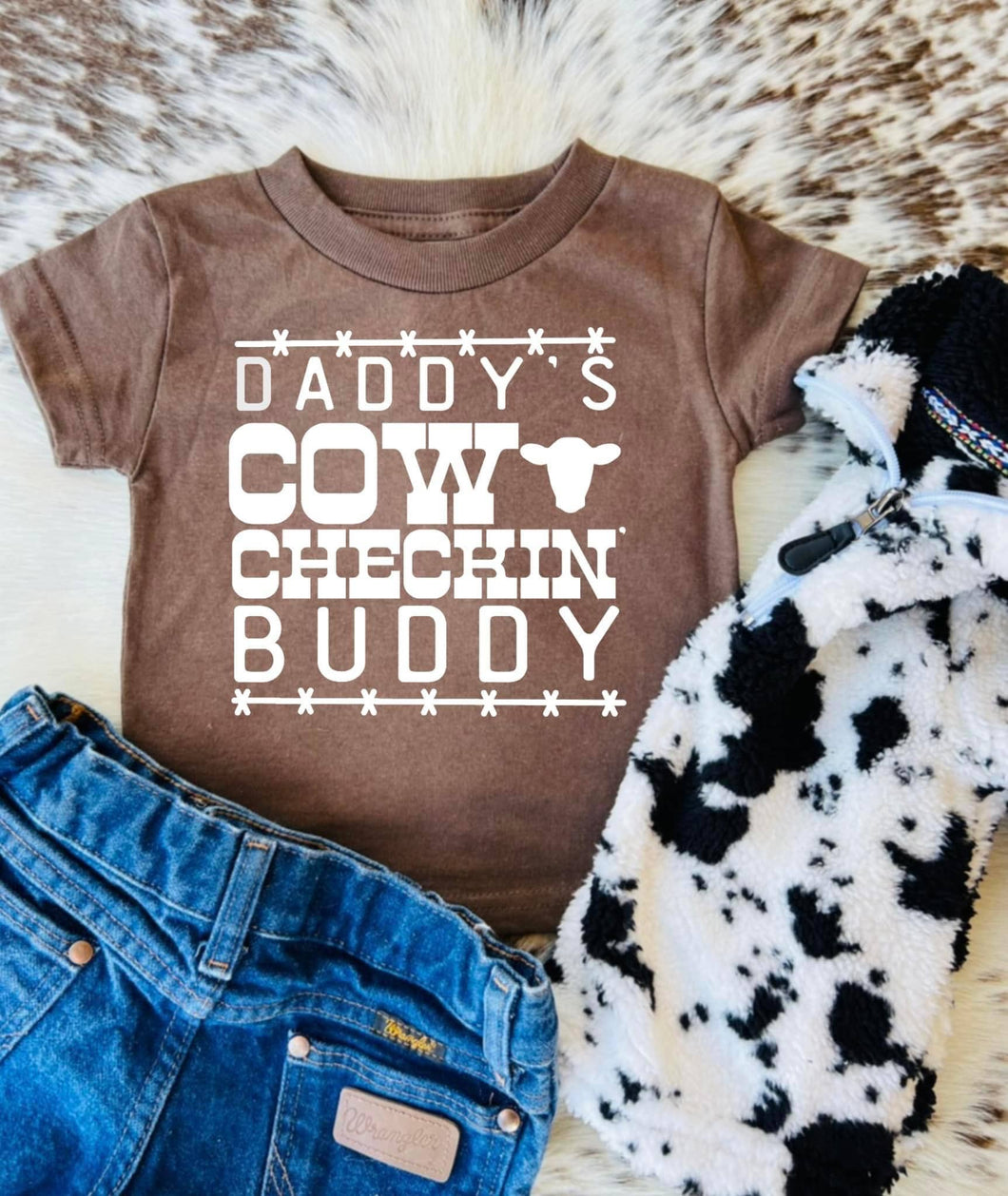 Daddy’s cattle checkin buddy